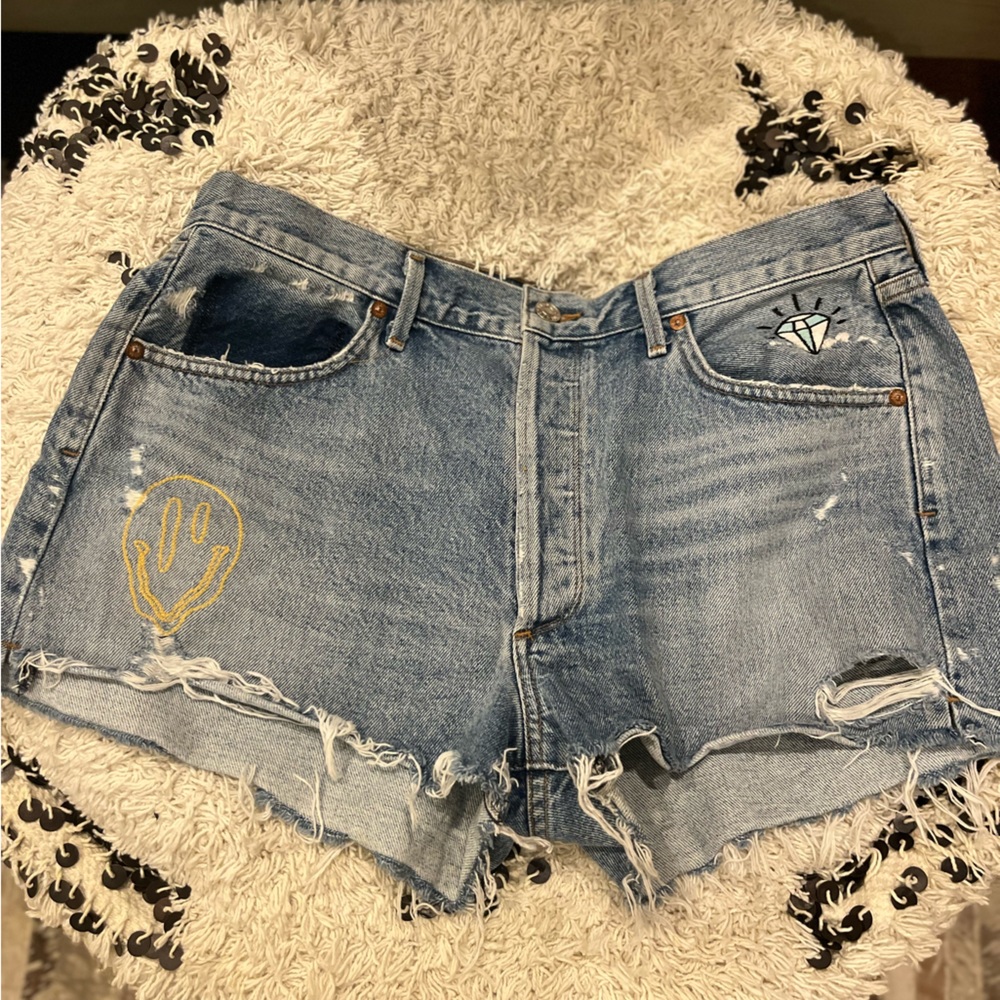 Agolde jean shorts